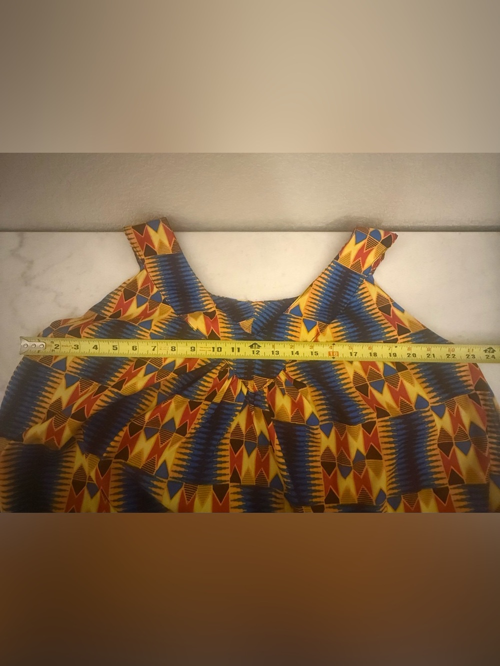 Colorful Geometric Pattern Tank Dress - Picture 5 of 6